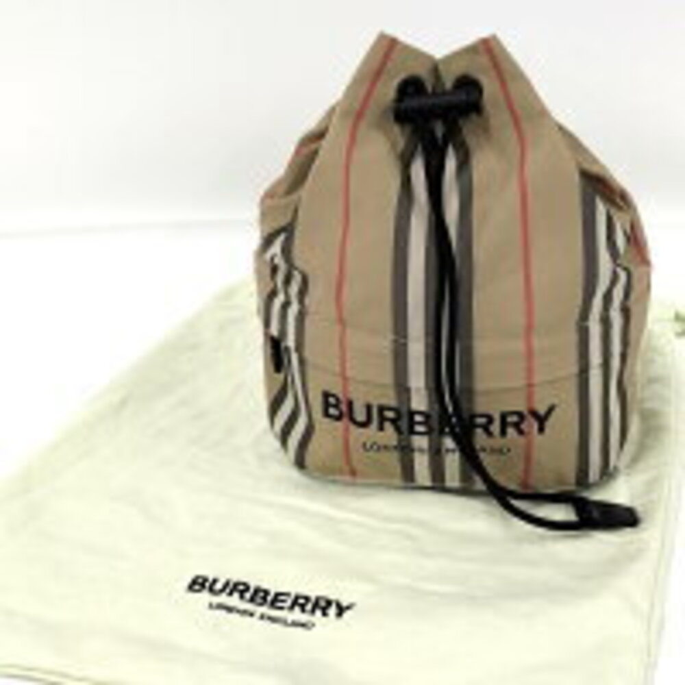 BURBERRY drawstring handbag Nova check - Picture 9 of 9